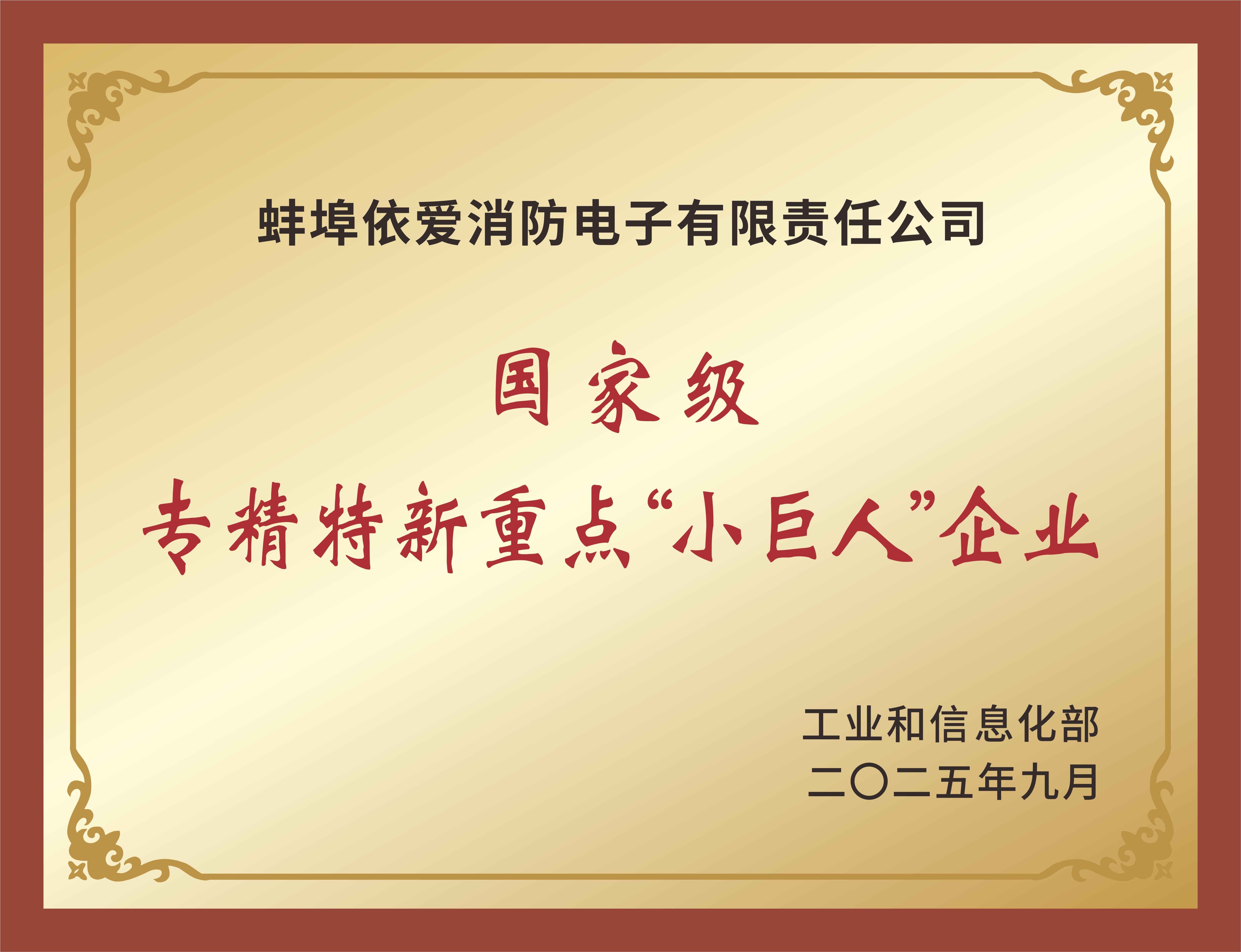 國(guó)家級(jí)專精特新重點(diǎn)“小巨人”企業(yè)
